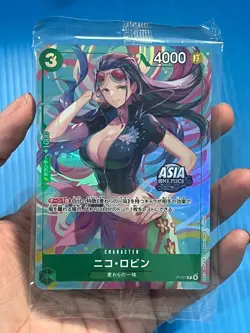 NICO ROBIN P-111 PROMO Mini-tin Set vol.2 One Piece Asia Exclusive Sealed w/tin - Image 2