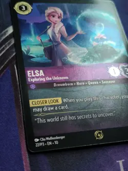 Elsa - Exploring the Unknown - Cold Foil - Disney Lorcana Promo Card - 22 - Image 2