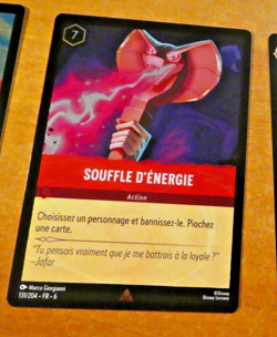LORCANA TRADING CARD GAME DISNEY CHAPITRE 6 RARE CARTE FOIL 131/204 FR MINT - Image 1