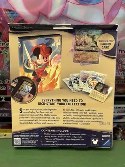 New Disney Lorcana: Fabled Collection Starter Set Glimmer Foil Promo Booster - Image 2