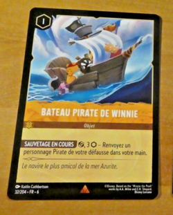 LORCANA TRADING CARD GAME DISNEY CHAPITRE 6 CARTE RARE BATEAU 32/204 FR NM - Image 1