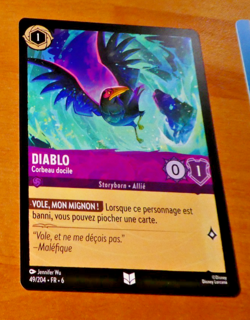 LORCANA TRADING CARD GAME DISNEY CHAPITRE 6 CARTE DIABLO 49/204 FR MINT - Image 1