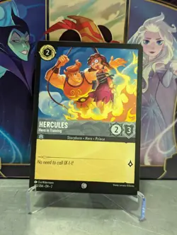 Disney Lorcana: Rise of the Floodborn - Hercules - #182/204 Common NON Foil - Image 1