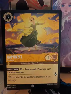 Disney Lorcana: Rise of the Floodborn - Rapunzel - Sunshine - 20/204 - Image 1