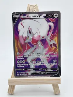 Hisuian Zoroark V SWSH297 Full Art Holo Ultra Rare Promo Pokemon Card - Image 1