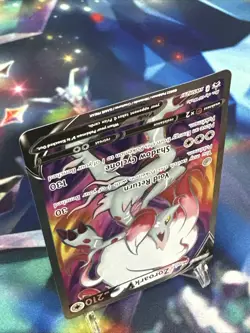 Pokemon TCG Hisuian Zoroark V SWSH297 Full Art Black Star Promo Holo Rare Card - Image 3