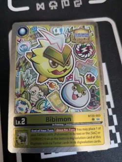 Digimon Card Game Alternate Art Bibimon BT20-003 2025 Regionals Participant NM - Image 1