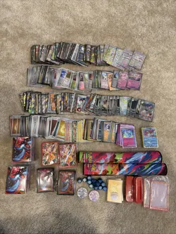 400+ English Pokemon Cards Lot Rare Ex Full Art Illustration Rare Promos + More - Image 1