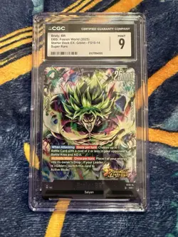 Broly FS10-14 Foil DB Legends Stamp Dragon Ball Super Card Game | NM - Image 1