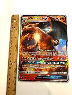 Charizard GX SM195 JUMBO Black Star Promo Pokemon Card 2019 - Image 3