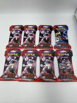 Pokemon Tcg Card Game Destined Rivals Sleeved Booster Packs New Sealed Lot Of 8 - Image 1