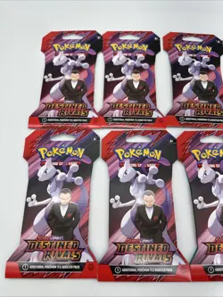 Pokemon Tcg Card Game Destined Rivals Sleeved Booster Packs New Sealed Lot Of 8 - Image 2