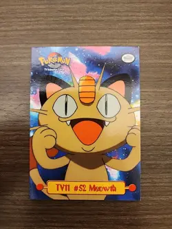 Pokemon Topps TV Animation Edition #TV11 #52 Meowth! Puzzle Card! - Image 1