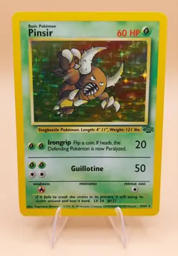 Pinsir Holo Rare Jungle 9/64 Pokemon Card - WOTC 1999 B - Image 1