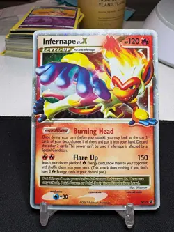 Pokemon Infernape LV X HOLO RARE DP10 Black Star PROMO DP10 2007 Card NM-Mint - Image 1