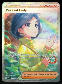 Parasol Lady #255/182 NM/M Trainer Pokemon Card - Image 1