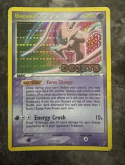 Pokemon Deoxys (Attack Forme) EX 17/107 EX Deoxys Rare Reverse Holo Card 2005 - Image 1