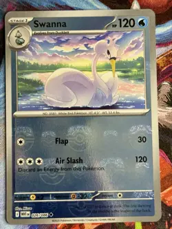 Swanna (Master Ball Pattern) 026/086 Sv: White Flare Holo Pokemon Card - Image 1