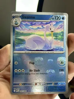 Swanna (Master Ball Pattern) 026/086 Sv: White Flare Holo Pokemon Card - Image 3