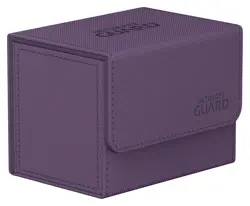 Ultimate Guard Sidewinder Deck Case Monocolor Purple 80+ Card Storage Box mtg - Image 1