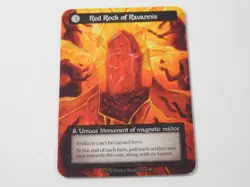 Red Rock of Ravannis Unique Non-Foil Sorcery Gothic TCG Trading Card - Image 2
