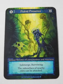 Putrid Prescence Unique Non-Foil Sorcery Gothic TCG Trading Card - Image 1