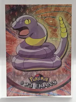 Topps Chrome 2000 Ekans Pokemon Card #23 Holo NM SPECTRA - Image 1