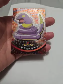 Topps Chrome 2000 Ekans Pokemon Card #23 Holo NM SPECTRA - Image 3