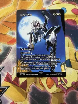 Nine Lives (Borderless) #3 (NM) MAR Magic MTG - Image 1