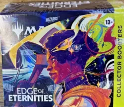 MTG MAGIC GATHERING EDGE IF ETERNITIES COLLECTOR BOOSTER BOX FACTORY SEALED - Image 1