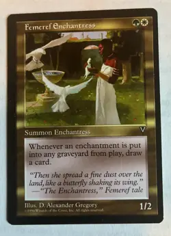 Femeref Enchantress Visions LP Regular Magic The Gathering Mtg - Image 1