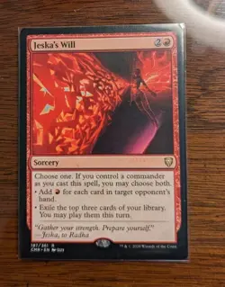 Magic: The Gathering Jeska's Will Commander Legends NM-MT - Image 1