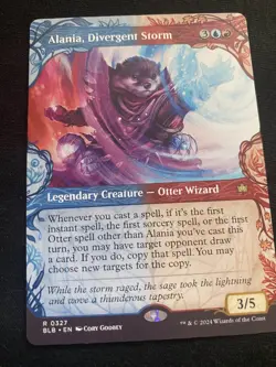 Alania, Divergent Storm MTG Bloomburrow 0327 Showcase Rare NM - Image 1