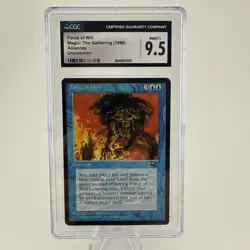 MTG Force of Will Alliances CGC 9.5 Mint+ - Image 2