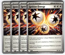 Ignition Energy 086/086 Uncommon Playset 4x White Flare Pokemon TCG Mint NM - Image 1