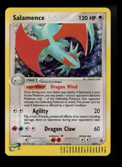 Salamence 10/97 EX Dragon 2003 Rare Holo e-Series Pokemon Card TCG - Image 1