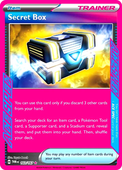 Pokemon TCG Secret Box 163/167 Twilight Masquerade Ace Spec Holo Spec Rare - Image 1