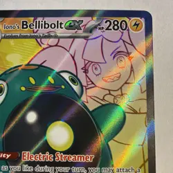 Ionos Bellibolt EX 172/159 Pokemon SV09 Journey Together Ultra Rare Full Art - Image 3
