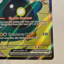 Ionos Bellibolt EX 172/159 Pokemon SV09 Journey Together Ultra Rare Full Art - Image 4