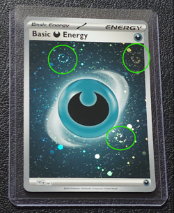 🌀 Pokemon 151 Basic Dark Energy 007 HD GALAXY 3 SWIRL Cosmos HOLO RARE 🌀 - Image 1