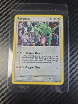 Pokemon Tcg EX Emerald Rayquaza Holo 9/106 LP READ DESCRIPTION - Image 1