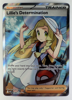 Pokemon: Lillie's Determination Ultra Rare Full Art Mega 169/132 (Near Mint) - Image 1