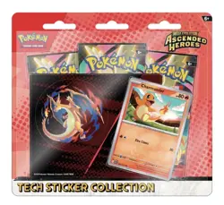 🔥 Pokemon TCG Ascended Heroes Tech Sticker Collection CHARMANDER PRE-SALE - Image 1