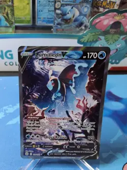 Lumineon V 156/172 - Brilliant Stars Sword Shield Alternate Art Pokemon TCG NM - Image 1