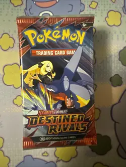 Pokemon Destined Rivals Booster Pack x10 Factory Sealed Quick Ship 10 Packs - Image 1