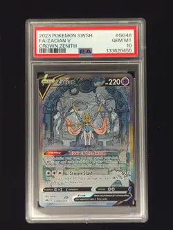 Zacian V GG48 Pokemon Crown Zenith PSA 10 🔥🔥🔥 - Image 1