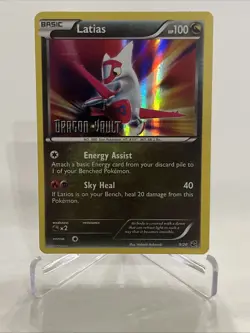 Pokemon TCG - LATIAS Stamped 9/20 - Holo Ultra Rare - 2012 Dragon Vault *NM/ Lp - Image 1