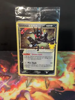 Pokemon Greninja Gold Star Celebrations SWSH144 Sword & Shield Promo Holo SEALED - Image 2