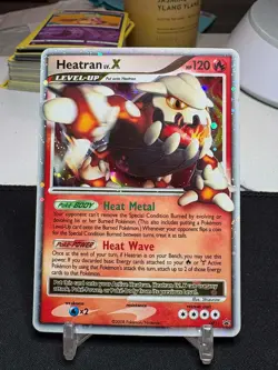 Pokemon TCG Heatran LV X Promo Holo Pokemon Promos DP31 Holo Promo Promo - Image 1