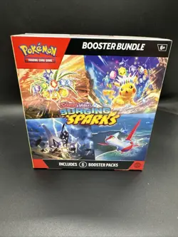 Pokemon TCG Scarlet & Violet Surging Sparks Booster Bundle New Sealed - Image 1